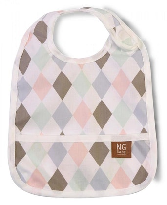 Bib , Harlequin Rose, NG Baby