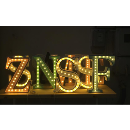 Night light for children's room letter I lamp, Little Lights