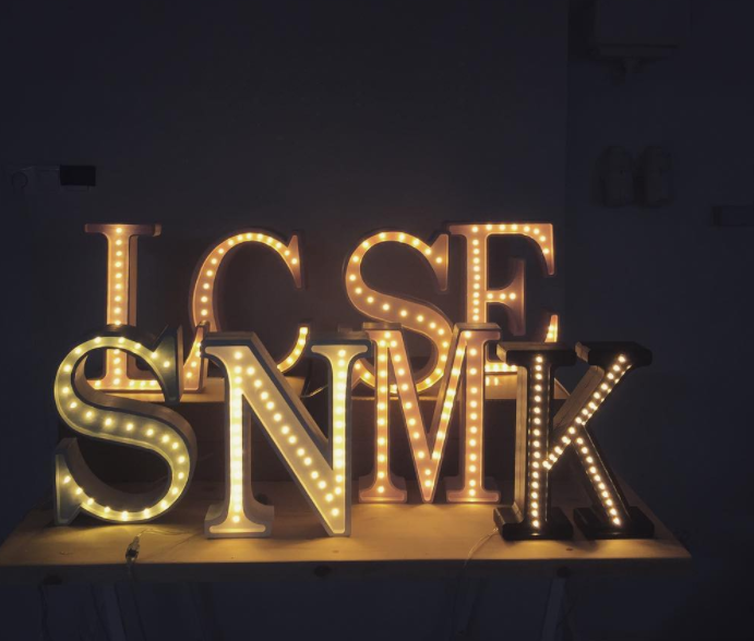 Night light for children's room letter K lamp, Little Lights 