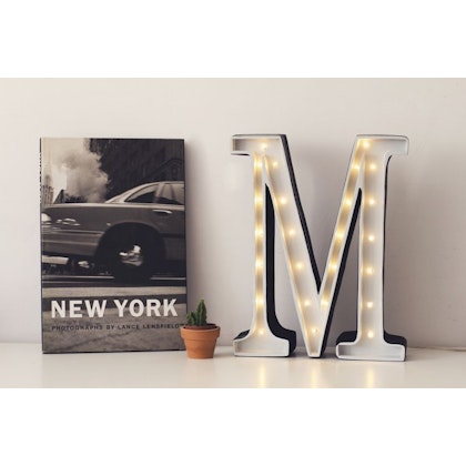 Night light for children's room letter M lamp, Little Lights