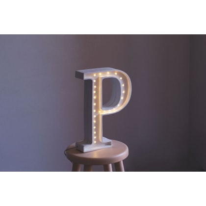 Night light for children's room letter P lamp, Little Lights