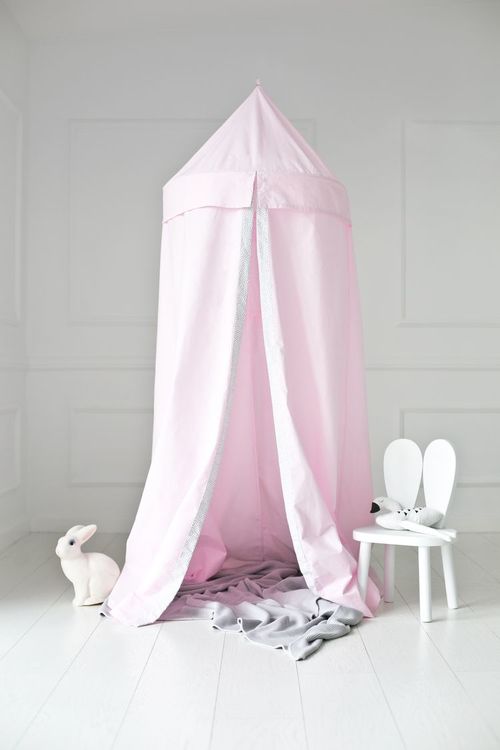 Pink bed canopy with LED lights , Little Nomad 