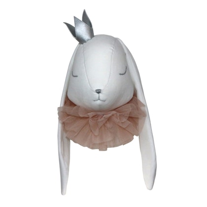 Animal head white rabbit princess