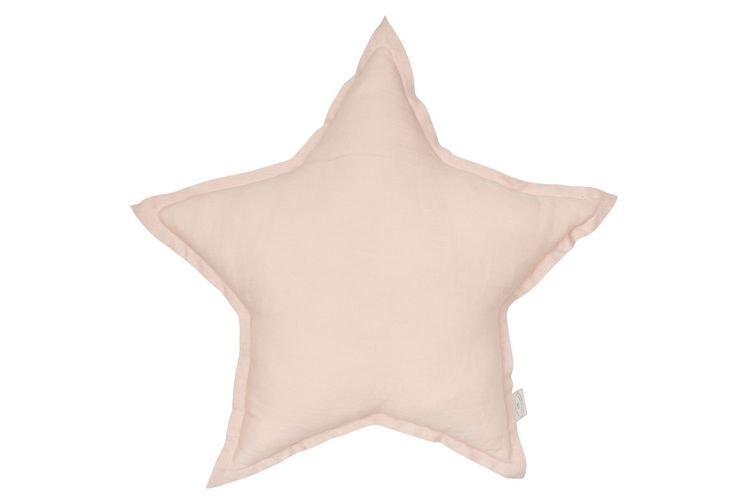 Pillow powder pink star of linen, Cotton&Sweets Pillow powder pink star of linen, Cotton&Sweets