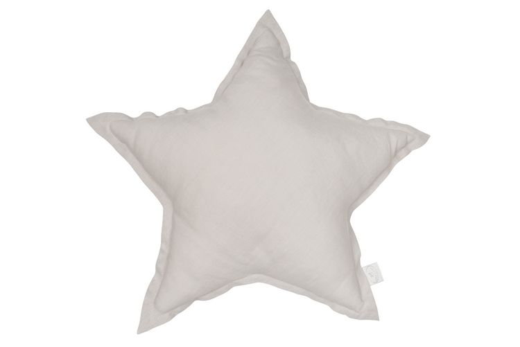 Cushion grey star of linen, Cotton&Sweets Cushion grey star of linen, Cotton&Sweets