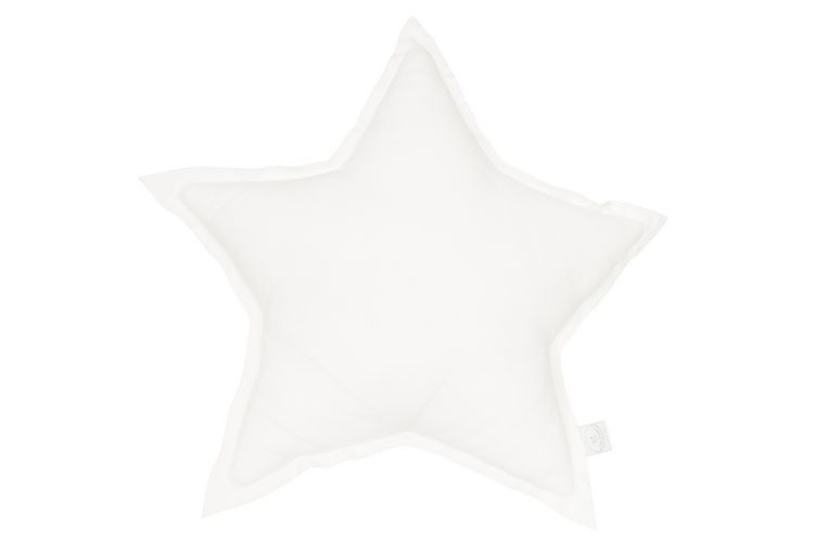 Pillow white star of linen, Cotton&Sweets Pillow white star of linen, Cotton&Sweets
