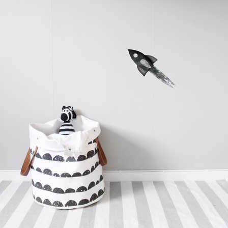 Almost black Space rocket wall stickers, Stickstay Almost black Space rocket wall stickers, Stickstay