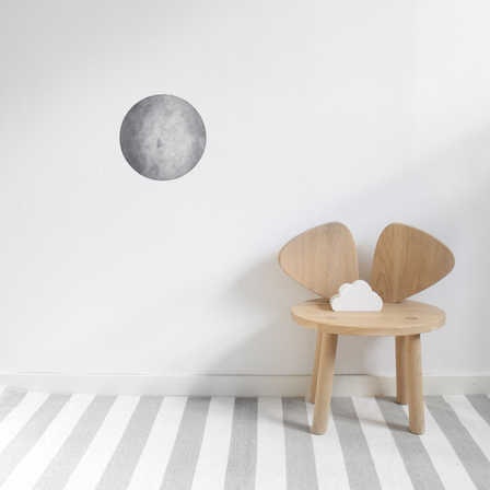 Grey moon wall stickers, Stickstay Grey moon wall stickers, Stickstay