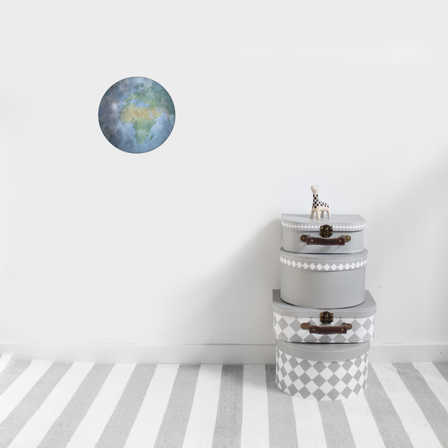 Earth in colour wall stickers, Stickstay Earth in colour wall stickers, Stickstay