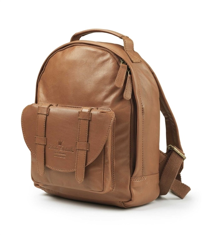 Backpack Back Pack MINI - Chestnut leather, Elodie Details Backpack Back Pack MINI - Chestnut leather, Elodie Details