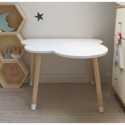 Table white cloud, table for children's room