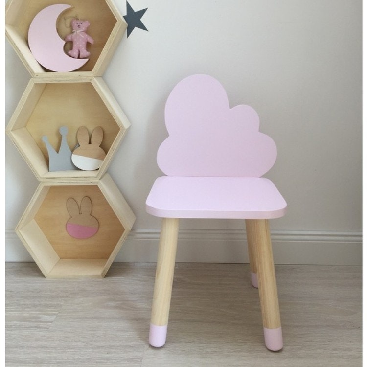 Furniture set cloud chair + bear table, Children's room furniture 