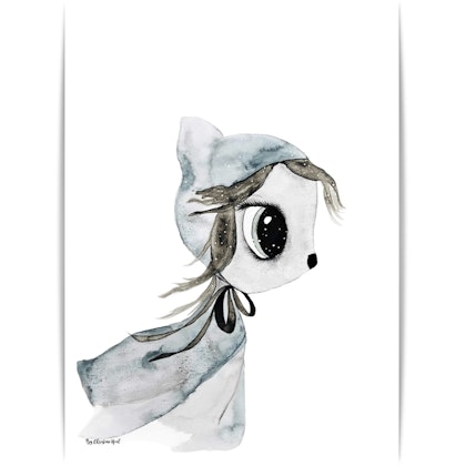 Poster Misty A3, By Christine Hoel, Picture for the children's room