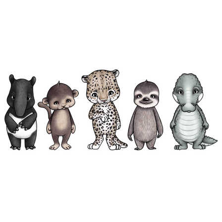 Friends of the Rainforest wall stickers, Stickstay 