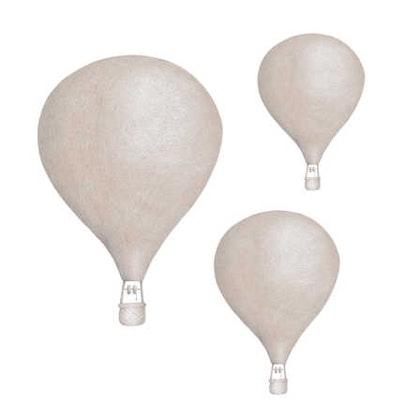 Puderbeige Luftballonger väggklistermärken, Stickstay
