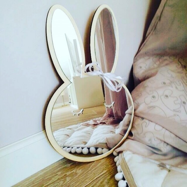 Little Bunny, rabbit mirror for the children's room Little Bunny, rabbit mirror for the children's room