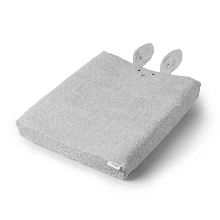 Liewood Egon changing mat cover, Rabbit dumbo grey 
