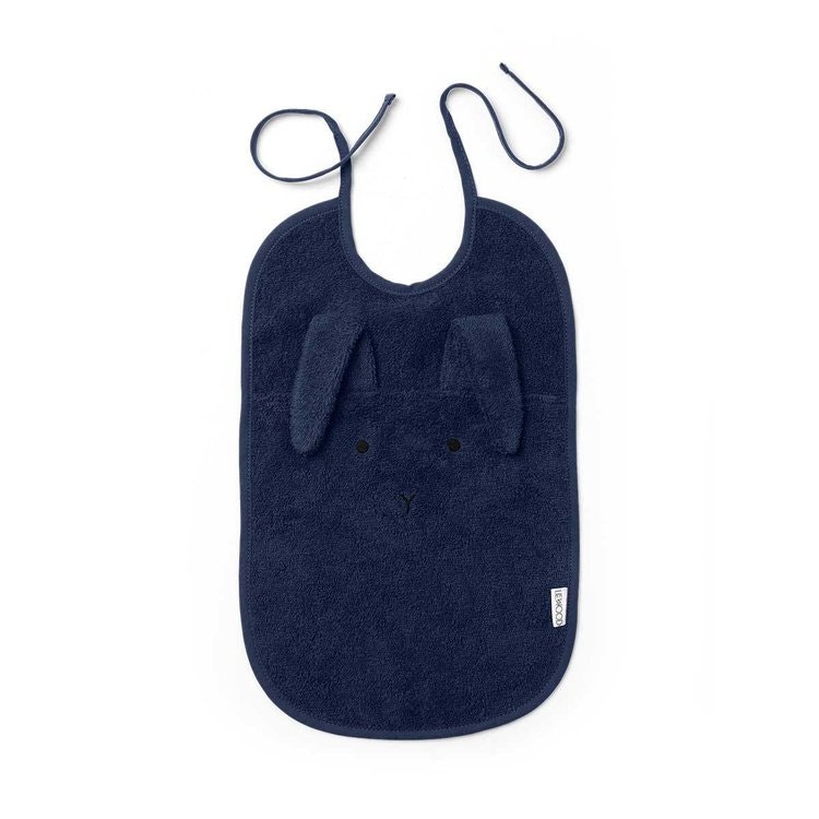 Liewood bib Theo Terry Rabbit Navy 