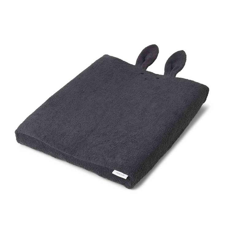 Liewood Egon changing mat covers, Rabbit dark grey 