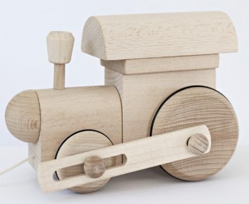 Train with carriages wooden toy, Ella & Frederik 