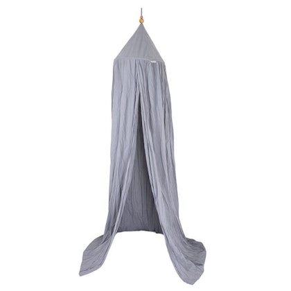 Filibabba, grey bed canopy with LED lights