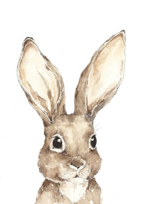 Poster Rabbit, poster for the children's room