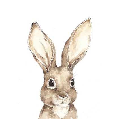 Poster Rabbit, poster for the children's room