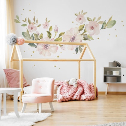 Väggklistermärken till barnrummet magnolias