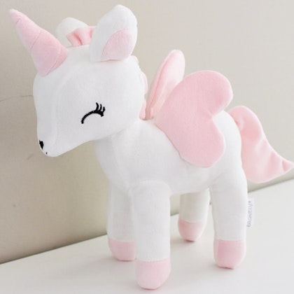 Cuddly toy, white unicorn XL