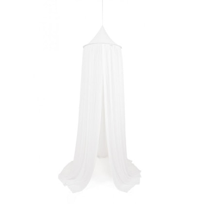 White bed canopy for children's room with light loop, Cotton & Sweets