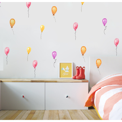 Wall stickers colourful balloons