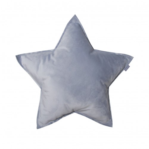 Fayne, velvet cushion grey star Fayne, velvet cushion grey star