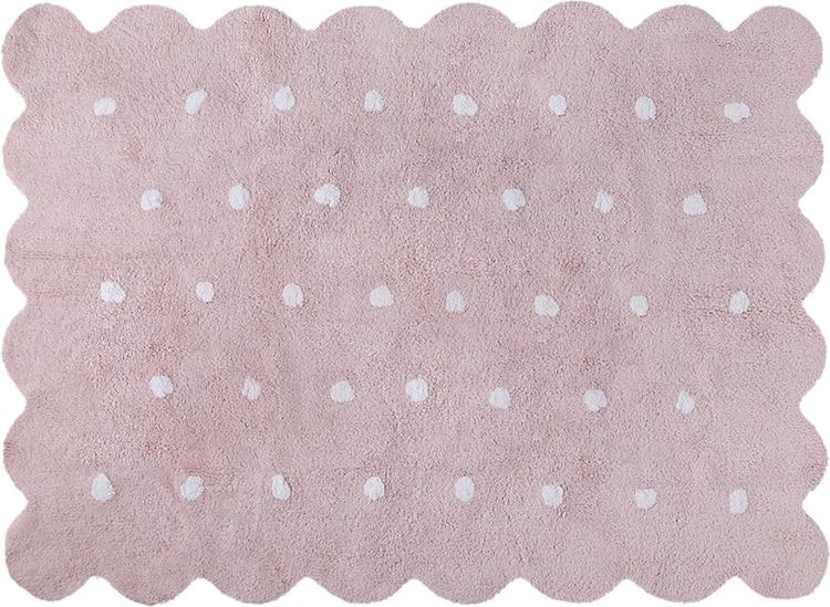 Lorena Canals matta till barnrummet 120 x 160, Galleta rosa 