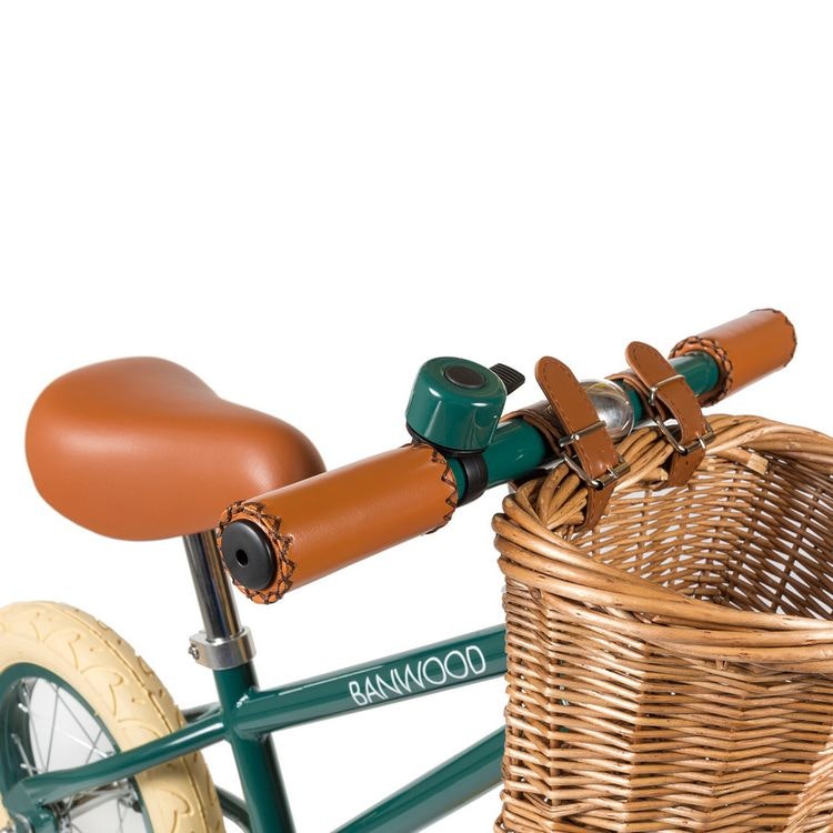 Banwood, Balanscykel First Go, grön springcykel 