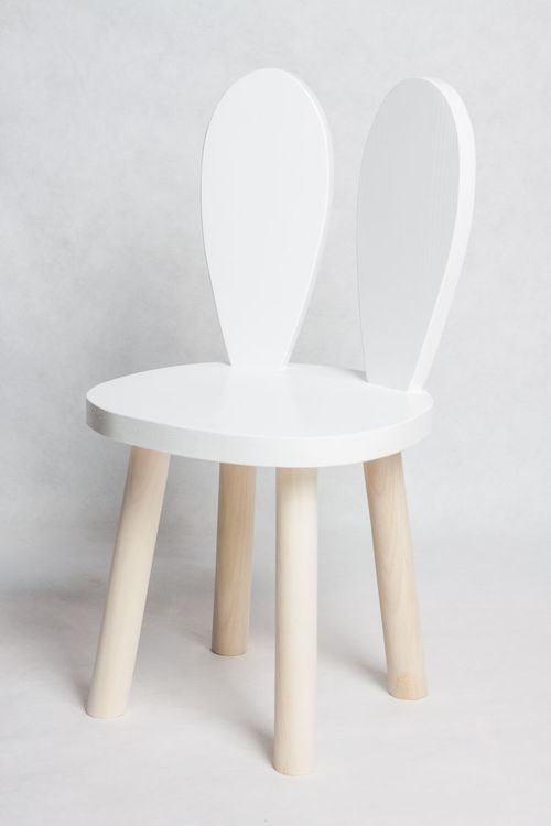Children's furniture, two rabbit chairs and table 