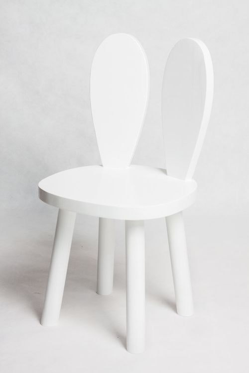 Children's furniture, two rabbit chairs and table 