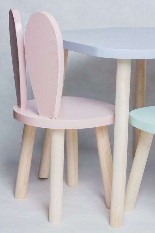 Furniture for children - Rabbit chair and table 