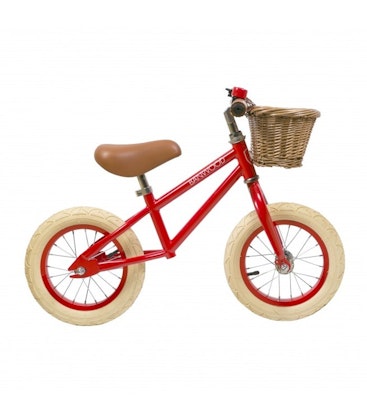 Banwood, Balanscykel First Go, röd springcykel