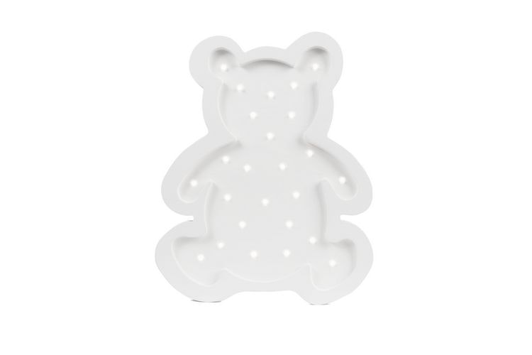 Night light for children's room white bear, Little Lights 