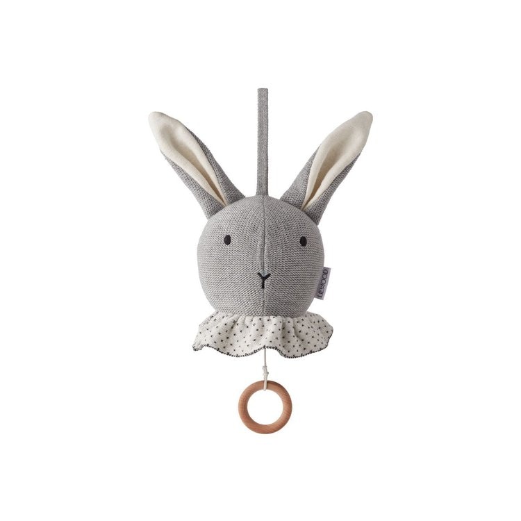 Liewood, Angela music mobile, bed mobile grey rabbit Liewood, Angela music mobile, bed mobile grey rabbit