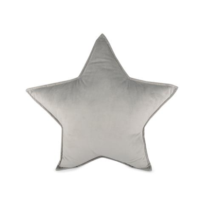 FORM Living, velvet cushion grey star for children's room