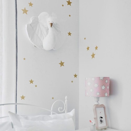 Wall stickers gold stars 39 pcs