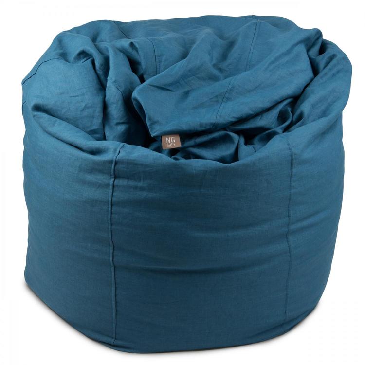 NG Baby, linen beanbag, blue, mood 
