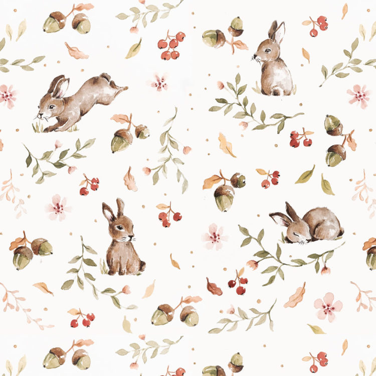 Wallpaper Happy Rabbits 