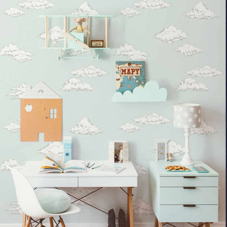 Wallpaper Cloud blue 