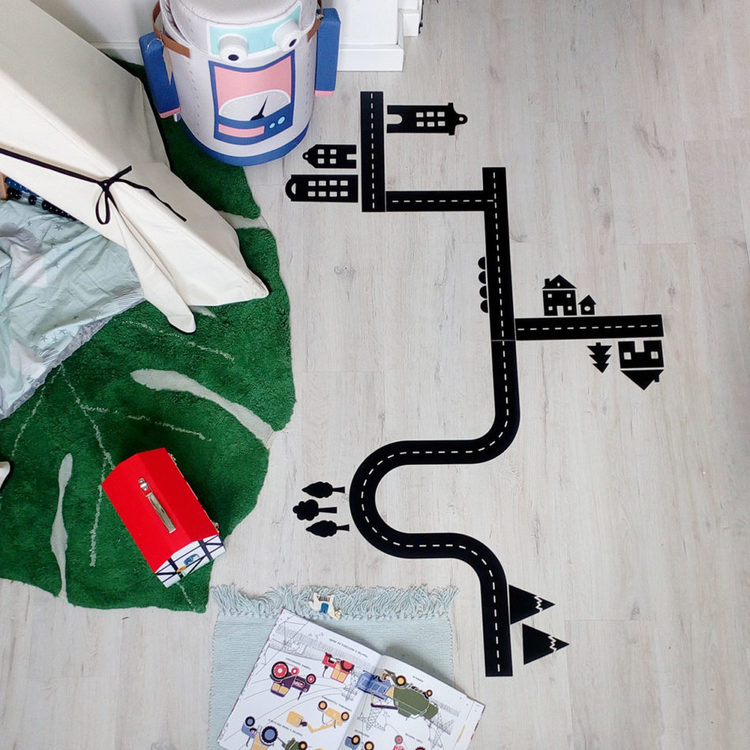 Wall stickers car track 