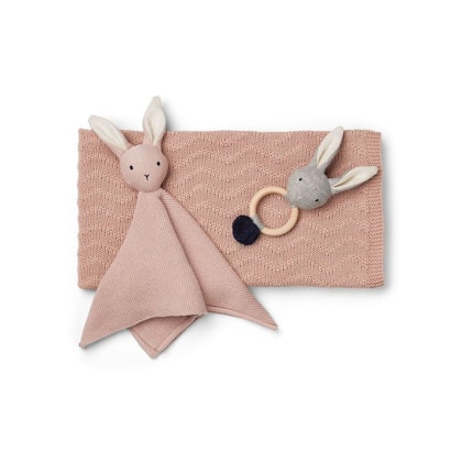 Liewood, pink gift box (blanket, toy, cuddly blanket)