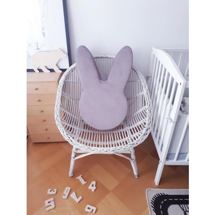 seat pouf  Purple Rabbit for children's room, Babam