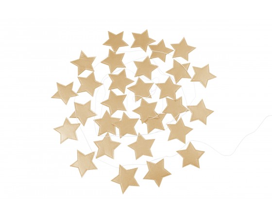 Cotton & Sweets, garland 3,3 m, tiny star gold 