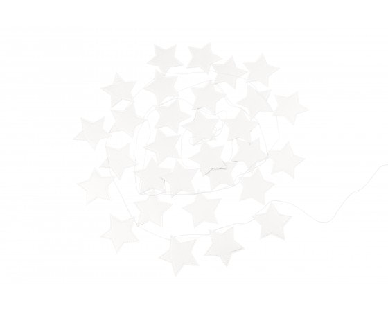 Cotton & Sweets, garland 3,3 m, small star white 